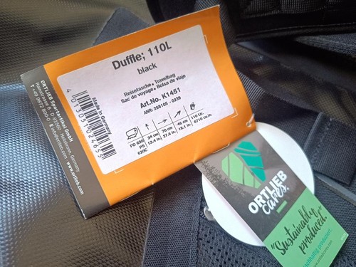 Borsone ortlieb nero - borsone,