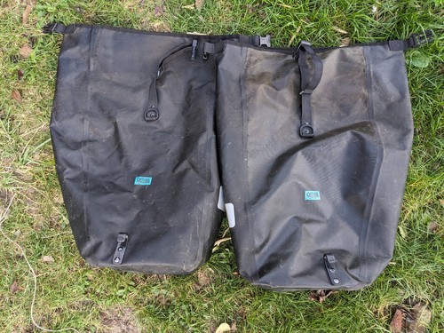 Coppia borse bici vintage - coppia, di
